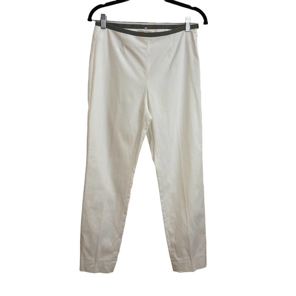 Peserico White Handmade Italian Pants NWT